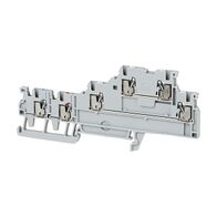 Allen-Bradley 1492-P Push-in Sensor Terminal 1.5mm 1 Level 4 Conductor Entries Grey