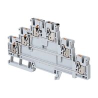 Allen-Bradley 1492-P Push-in Terminal 2.5mm 3 Level 6 Conductor Entries Commoning Blue