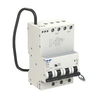 NHP DIN-T Residual Current Breaker RCBO 10kA 3 Pole and Switched Neutral 50A D Curve 100mA Type A