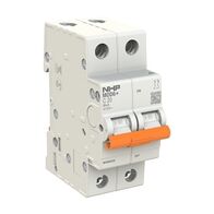 NHP MOD6+ Miniature Circuit Breaker MCB 6kA 2 Pole 10A C Curve