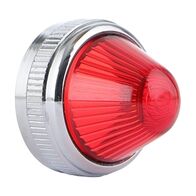 Austrol N100 Pilot Light Lens Push to Test Red Polycarbonate Beehive Style