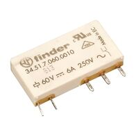 Finder 34 Series Slim Printed Circuit Board Relay 6A 1 Changeover 6V DC Coil