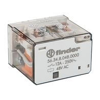 Finder 56 Series Miniature Power Relay 12A 4CO 48V AC Coil