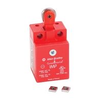 Allen-Bradley 440P Safety Limit Switch 15mm Mini Plastic Top Push Roller 1NO 1NC BBM 1/2Inch NPT