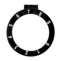 Allen-Bradley 800F Legend Plate Potentiometer Numerical Scale 0-9