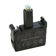 Allen-Bradley 800F Integrated LED Module Latch Mount 24V AC/DC White