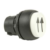 Allen-Bradley 800FC Pushbutton 22.5mm Head Only PLT 1 Speed Extended Double Arrow 0 Degree White
