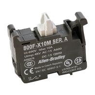 Allen-Bradley 800F Contact Block Screw NO  Latch 1 N.O. Early Early Make Contact for 22.5mm PB
