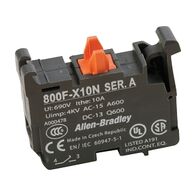 Allen-Bradley 800F Contact Block Screw NO  Latch 1 N.O. Late Make Contact for 22.5mm PB