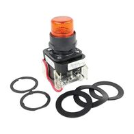 Allen-Bradley 800H Pilot Light 30.5mm Complete Plastic FS PTT INC 120V AC Amber