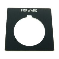 Allen-Bradley 800H Legend Plate 47 X47mm, Standard, FORWARD, Grey