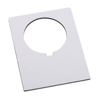Allen-Bradley 800H Legend Plate 47 X 62mm, Jumbo, Blank,White