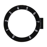 Sprecher and Schuh D7 Legend Plate Potentiometer Numerical Scale 0-9