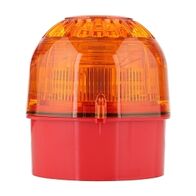 Klaxon Sonos Sounder Beacon LED 1 Alarm 32 Tones 102B IP65 110-230V DC Surface Mnt Lens Amber