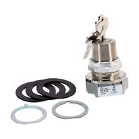 Allen-Bradley 800T Key Selector Switch 30.5mm 2 Pos. Fingersafe Cyl. Lock Maintained Both D018