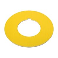 Allen-Bradley 800T Legend Plate IEC RING Yellow Blank for 30.5mm Pushbutton