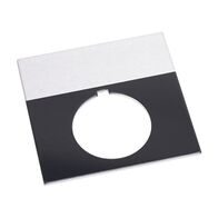 Allen-Bradley 800T Legend Plate 62 x 62mm Jumbo Grey BLANK for 30.5mm Pushbutton