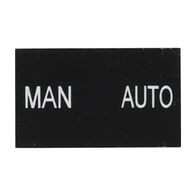 Sprecher and Schuh D7 Legend Plate 30 x 50 mm Snap in Black with White Text MAN AUTO