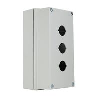 Sprecher and Schuh D7 Enclosure Metal 22.5mm 3 Hole Grey IP66