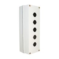 Sprecher and Schuh D7 Enclosure Metal 22.5mm 5 Hole Grey IP66