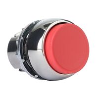 Sprecher and Schuh D7 Pushbutton 22.5 mm Head Only Metal MOM Extended Red Cap Non Illuminated