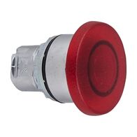 Sprecher and Schuh D7 Pushbutton 22.5 mm Metal Momentary Illuminated Mushroom Head 40 mm Red