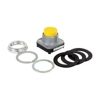 Allen-Bradley 800T Pushbutton 30.5mm Extended Head Non Illuminated No Contacts Yellow