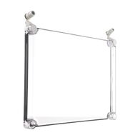 Fibox EK Cover suits 380 x 280mm Base 30mm High with Hinges Clear