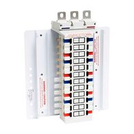 NHP POWERMAX GB Isolation Busbar Chassis DINT 250A 24 Way 3Pole Bottom Feed