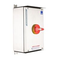 Socomec ISO Enclosed Isolator, IP 65 Stainless Steel, Handle - Red, 3P 100A