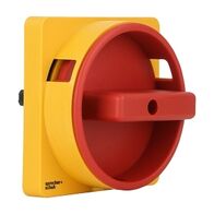 Sprecher and Schuh L7 Handle Disc Padlock Type N RD/YL Screw Fixing Mount 54 x 54mm Engraved OFF ON