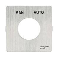 Sprecher and Schuh L2 Cam Switch Ll2A4 Legend Plate 48 x 48mm Man Auto