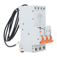 NHP MOD6 Residual Current Device - Long body w/ Overcurrent 6kA 20A 3PN C Curve 30mA Type A 54mm