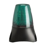 Moflash LEDA100 ECO Sounder Cap 8 LEDS Sty/ Fls Mode IP65 85-280VAC and 85-380VDC W/ S Mnt Green