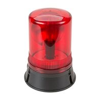 Moflash Beacon Rotating E14 x 60W 230V AC IP65 Wall or Surface Mount Lens Red