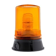 Moflash Xenon Beacons 10 Joules Flashing Mode IP65 12 to 24V DC Wall or Surface Mount Lens Amber