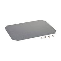 Fibox ARCA Mounting Plate Galvanised Steel suits ARCA H400 x W300mm