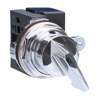 Austrol N100 Selector Switch 30.5mm 2 Position Steel Lever Stayput 2 x 45 Degrees 1 NO 1 NC Contacts