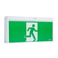 Stanilite Single Point Platinum Exit Lighting LED Jumbo Exit Ceiling Mount SS