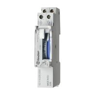 Finder 12 Series Mechanical Switch Daily 230V AC 17.5mm 1 Normally Open Contact with Battery