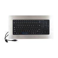 AB Industrial Computer and Monitor Accessories PS 2 Panel Mount Keyboard Mouse 113 Keys Stainless S