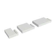 NHP DIN-T LOCKDIN Auxliary Filler 9mm, 18mm, 27mm Pack Qty 10 each