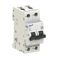 NHP DIN-T Miniature Circuit Breaker MCB DC 10kA 2 Pole 50A C Curve