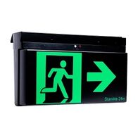 Stanilite Single Point Platinum Exit Lighting LED Quickfit Theatre Mask DALI