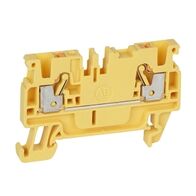 Allen-Bradley 1492-P Push-in Terminal 2.5mm 1 Level 2 Conductor Entries Yellow
