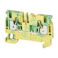 Allen-Bradley 1492-P Push-in Earth Terminal 4mm 1 Level 2 Conductor Entries Green Yellow