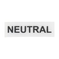 NHP Concept Panelboard Accessory Label Neutral