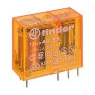Finder 40 Series Miniature Printed Circuit Board Relay 8A 2 Changeover 110V AC Coil