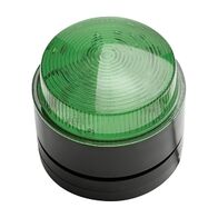 Moflash LED800 12 LEDS Steady/Flashing Mode IP65 10 to 100V DC Stud or Surface Mount Lens Green