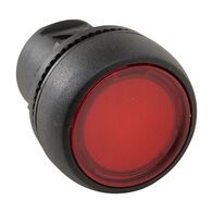 Allen-Bradley 800F Pushbutton 22.5mm Head Only Plastic Momentary Flush Red Cap Illuminated